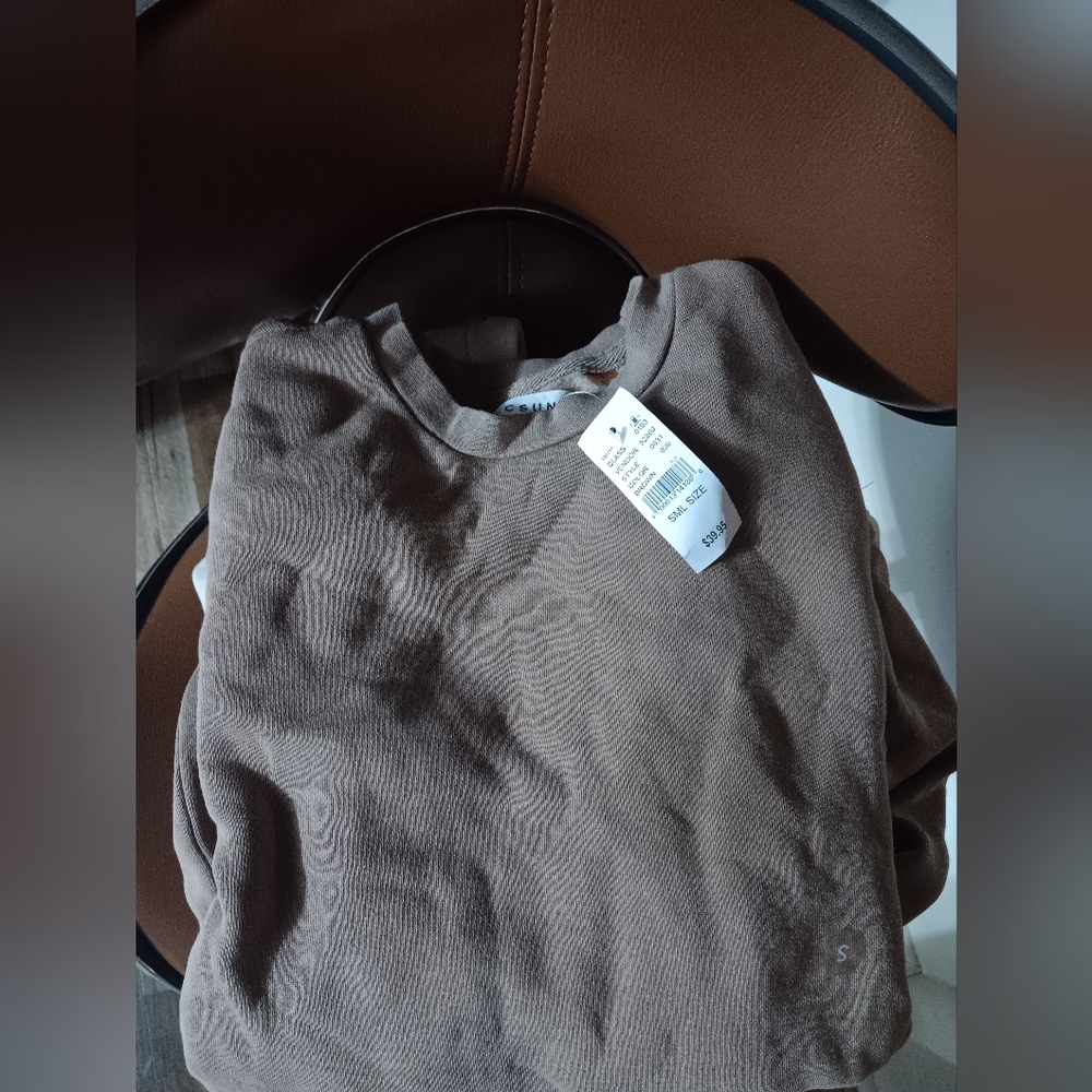 Brown Crewneck Sweatshirt